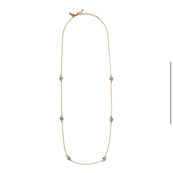 Kate Spade NWT Lady Marmalade gold scatter necklace 12k gold plated 32” long - Picture 5 of 10